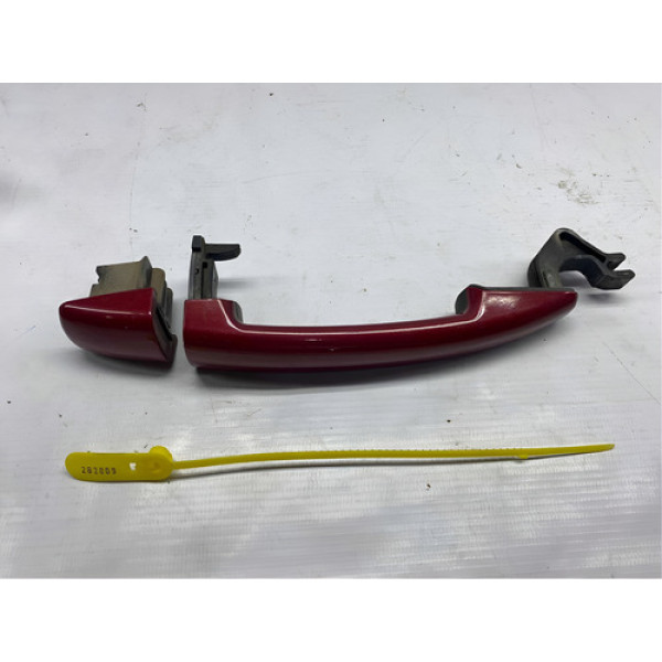 Maçaneta Externa Dianteira Direita Peugeot 308 Cx320 Vermelho