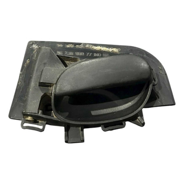 Maçaneta Interna Direita Peugeot 206 207 9623698077 Preto Dianteira/traseira