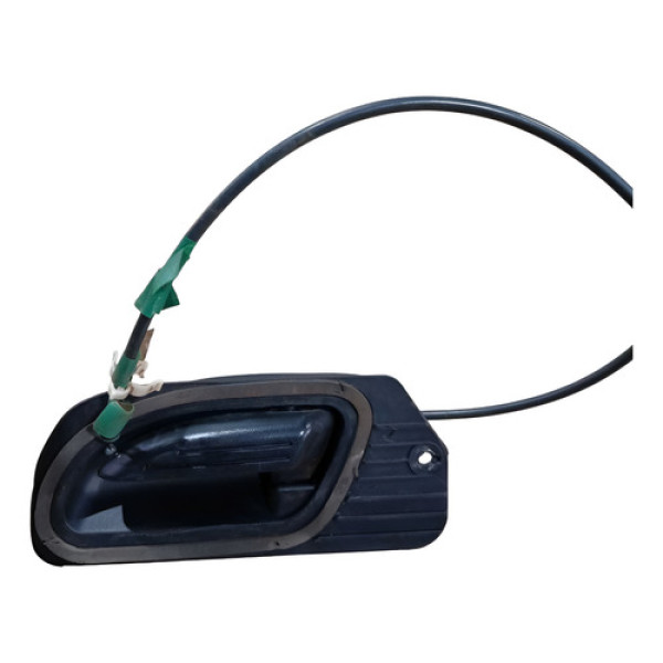 Maçaneta Interna Porta Traseira Esquerda Ranger 2010 2011 Preto Traseira