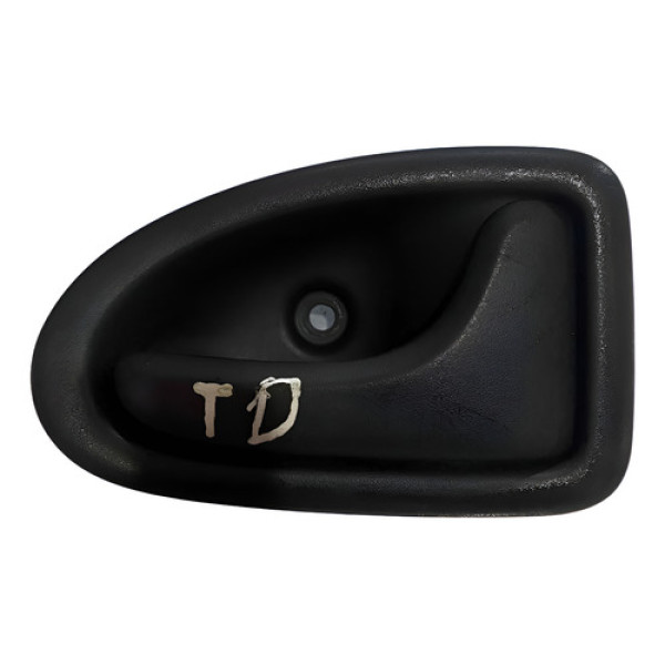 Macaneta Interna Lado Direito Renault Clio 2014 2015 2016 Preto Dianteira/traseira
