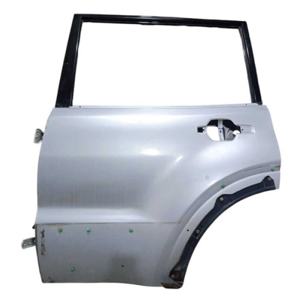 Porta Traseira Esquerda Pajero Full 2001 A 2007 Original Traseira Esquerda Prata