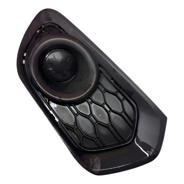 Moldura Esquerda Parachoque Logan 2016 2017 2018 Similar Preto Esquerdo