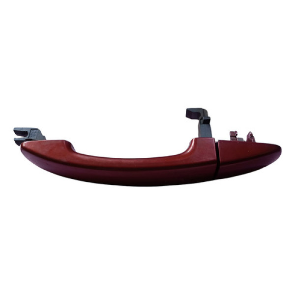 Maçaneta Externa Traseira Esquerda Ford Ranger 2017 Cx181 Vermelho Traseira