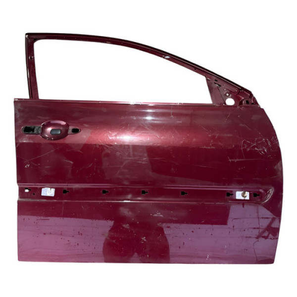 Porta Dianteira Direita Renault Megane 2007 A 2013 Dianteira Direito Vermelho