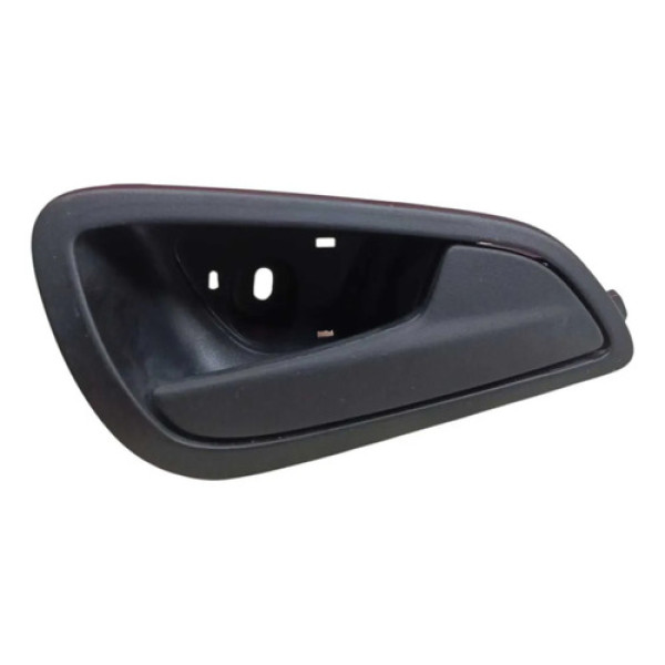 Maçaneta Interna Porta Dianteira Direita Ford Ka 2015 A 2021 Preto Dianteira