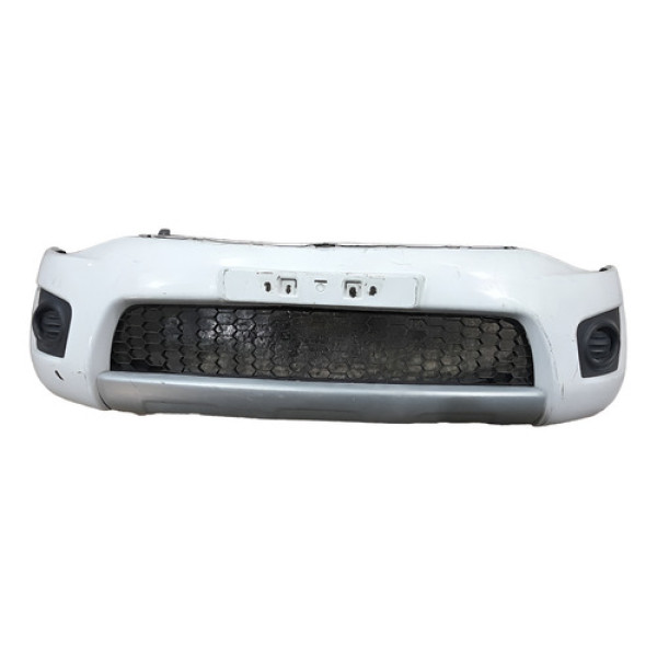 Para-choque Dianteiro L200 Triton 2007 A 2016 Com Detalhes Branco