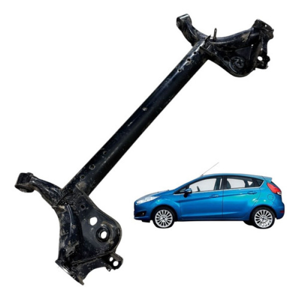 Eixo Traseiro New Fiesta Hatch 2014 A 2018 Preto