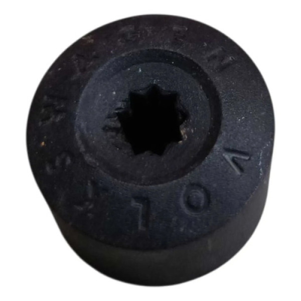 Capa Parafuso Roda Liga Leve Volkswagen Gol Voyage 2012 2020 Preto