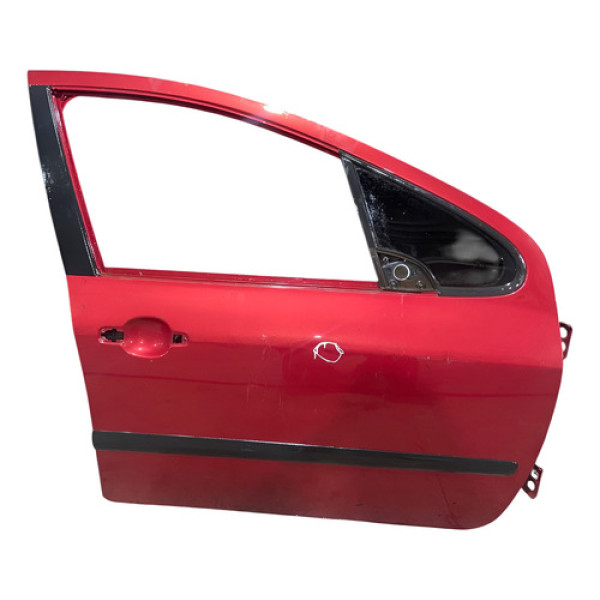 Porta Dianteira Direita 307 2001 2002 2003 2004 2005 2006 07 Dianteira Direito Vermelho