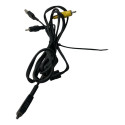Cabo Usb/av Câmera Sony Cyber Shot Dsc-w200 W300 Preto