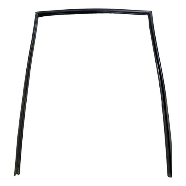 Borracha Canaleta Porta Traseira Direita Triton 2010 Cx179 Preto