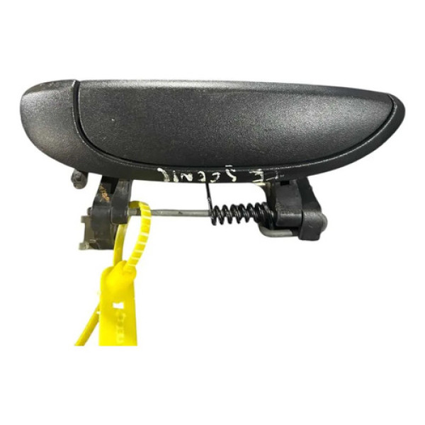 Maçaneta Traseira Esquerda Clio Scenic 2003 A 2012 Cx77 Preto Traseira