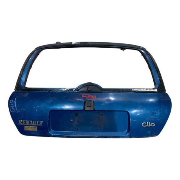 Tampa Traseira Renault Clio Hatch 2003 A 2005 C/detalhe Azul-claro