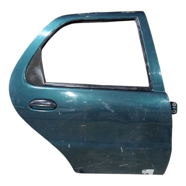 Porta Traseira Direita Fiat Palio Fire 1998 1999 A 2005 Traseira Direito Verde