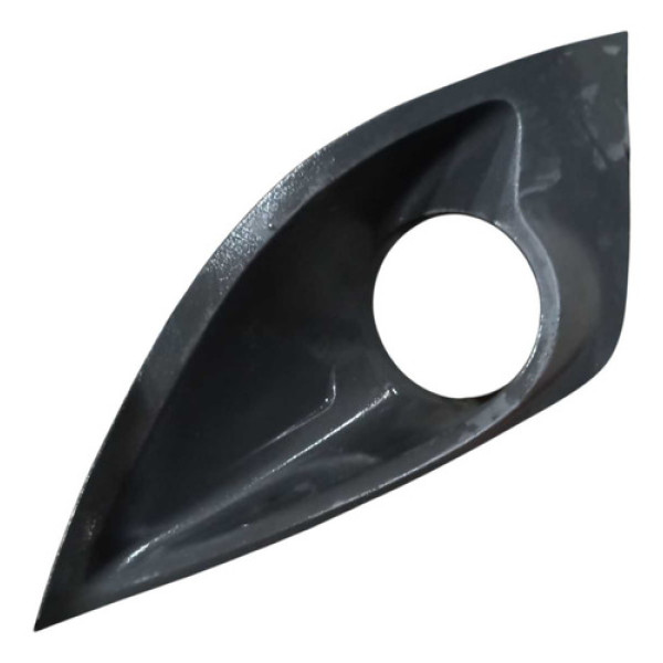 Moldura Farol Milha Dianteira Esquerda Ford Fiesta 2012 2013 Preto Esquerdo