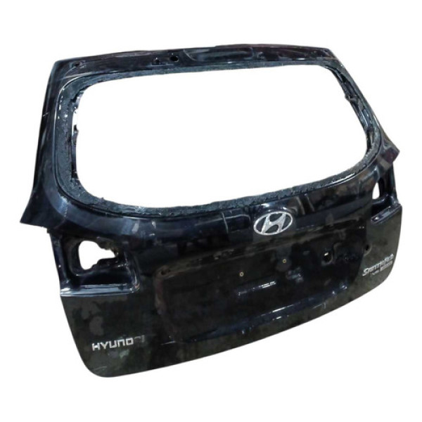 Tampa Traseira Porta Mala Santa Fé 2007 A 2012 Original Preto