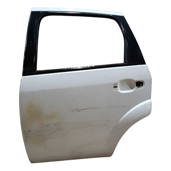 Porta Traseira Esquerda Ford Fiesta Hatch 2003 A 2014 Traseira Esquerdo Branco