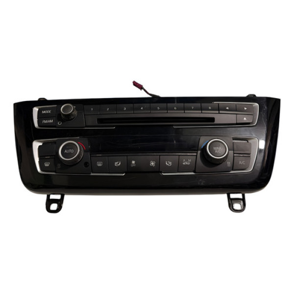 Botao Comando Ar Condicionado Radio Bmw 320i 2015 Com Marcas Preto