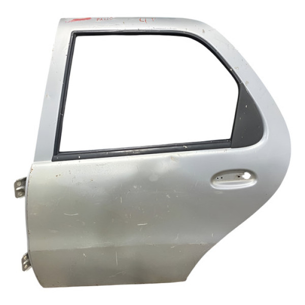 Porta Traseira Esquerda Palio 1996 97 98 A 2003 Traseira Esquerda Prata