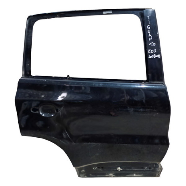 Porta Traseira Direita Volkswagen Tiguan 2010 A 2016 Traseira Direita Preto