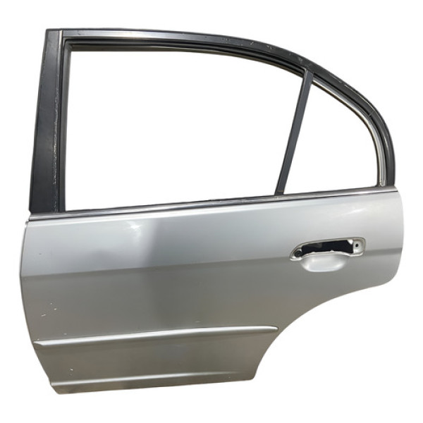 Porta Traseira Esquerda Honda Civic 2001 A 2005 Traseira Esquerdo Prateado