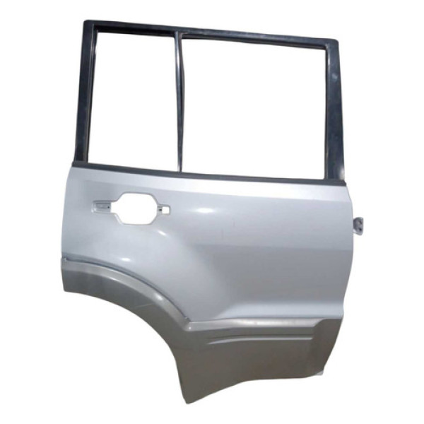 Porta Traseira Direita Pajero Full 2001 A 2007 Original Traseira Direita Prata