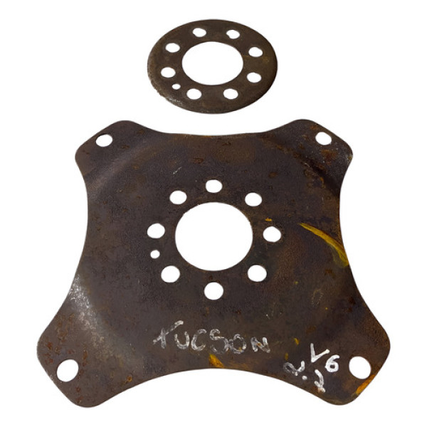 Chapa Flange Volante Motor Cremalheira Tucson 2009 2012 2.7