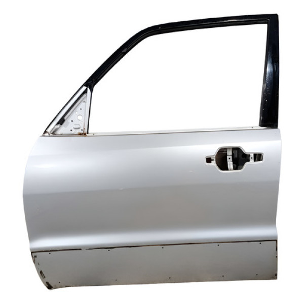Porta Dianteira Esquerda Mitsubishi Pajero Full 2001 A 2007 Dianteira Esquerdo Prata