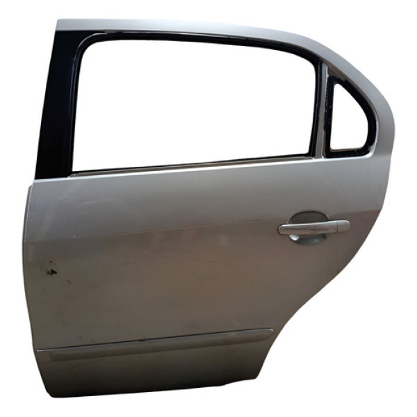 Porta Traseira Esquerda Voyage Gol G5 G6 2008/2022 C/detal Traseira Esquerdo Prata