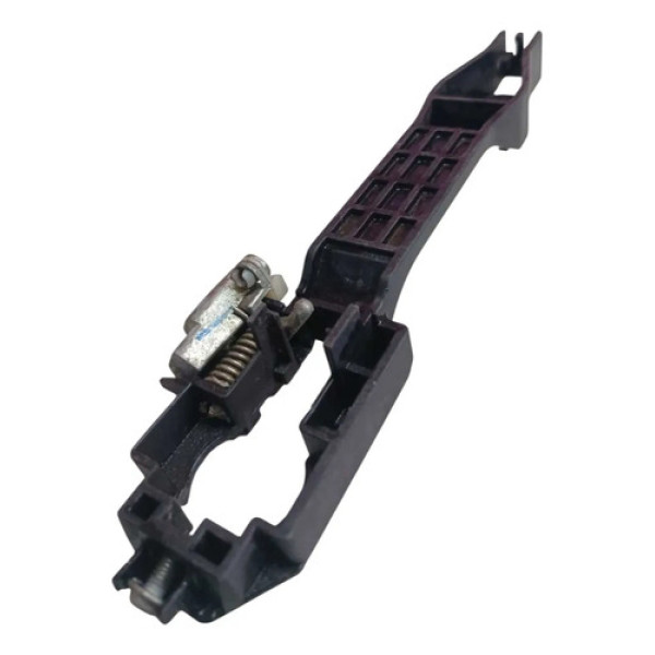 Suporte Maçaneta Externa Dianteira Esquerda Pajero Full 2006 Preto Dianteira