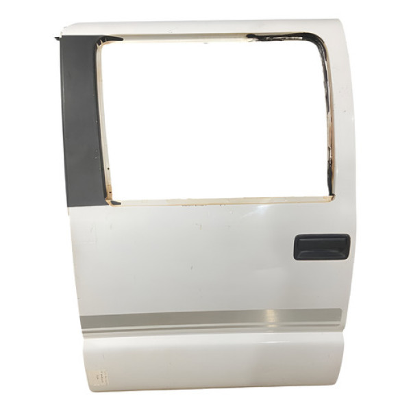 Porta Traseira Esquerda Chevrolet S10 2004 A 2010 C/detalhe Traseira Esquerdo Branco