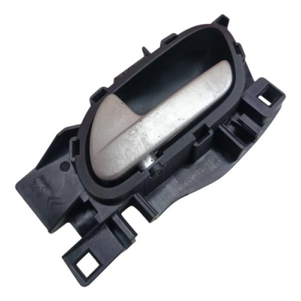 Maçaneta Interna Traseira Esquerda Peugeot 208 2013 A 2019 Cinza Traseira