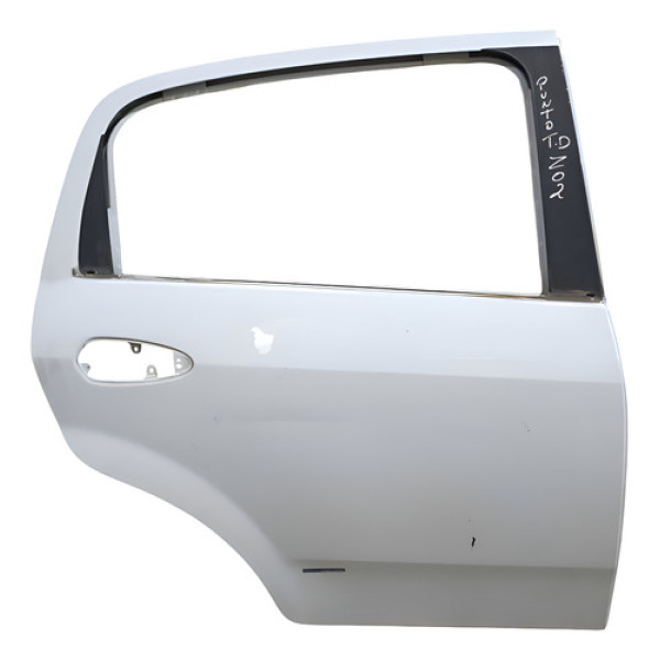 Porta Traseira Direita Fiat Punto 2008 A 2016 Traseira Direira Branco