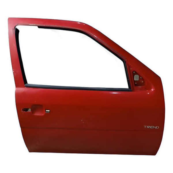Porta Dianteira Direita Vw Gol G4 2008 À 2012 Dianteira Direito Vermelho