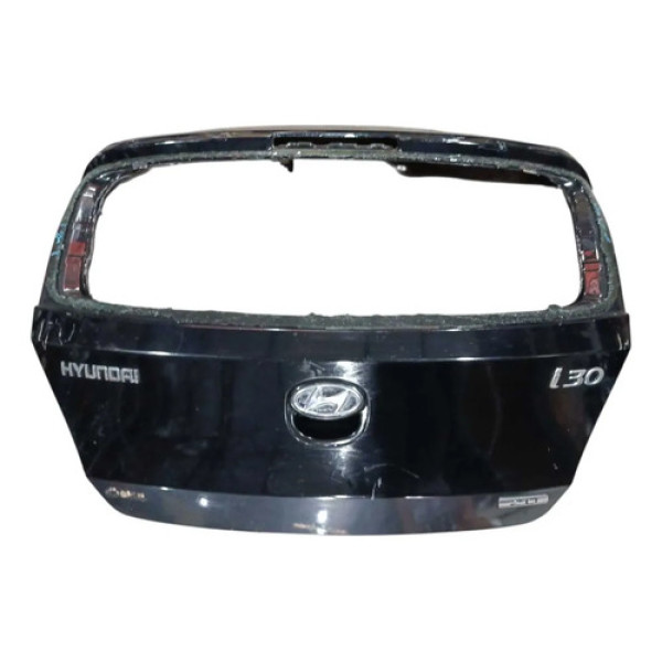 Tampa Traseira Porta Malas I30 2009 2010 2011 2012 C/detalhe Preto