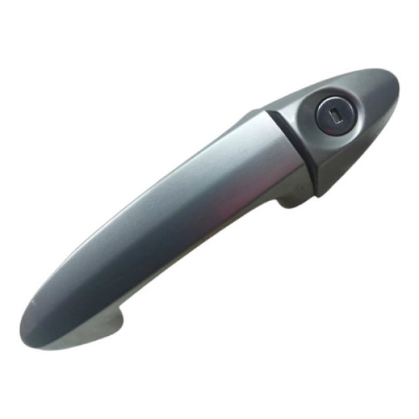 Maçaneta Externa Dianteira Esquerda Ford Ka 2017 2018 Cx192 Prateado Dianteira