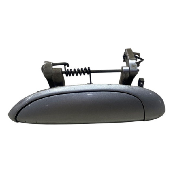 Maçaneta Externa Traseira Esquerda Renault Logan 2007 A 2013 Prateado Traseira