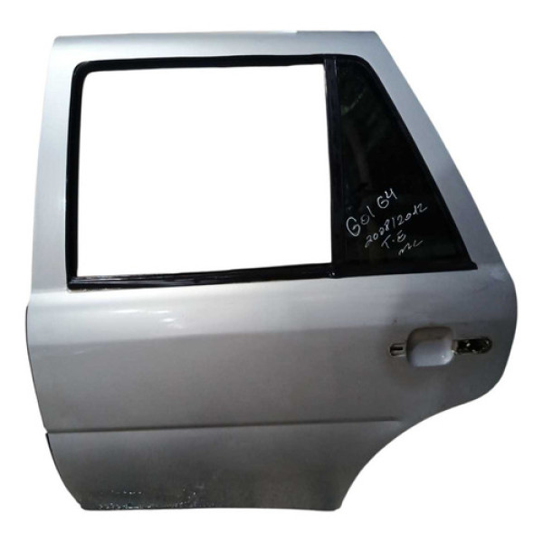 Porta Traseira Esquerda Volkswagen Gol G4 2008 A 2012 Traseira Esquerdo Prata