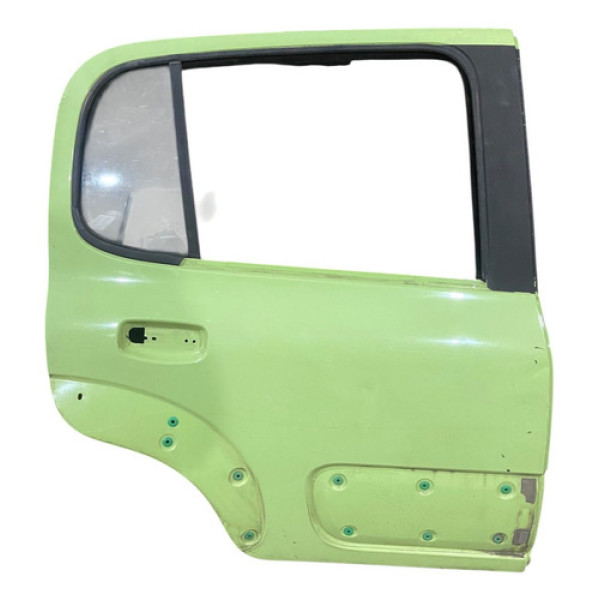 Porta Traseira Direita Fiat Uno Vivace 2010 A 2015 C/detalhe Traseira Direito Verde