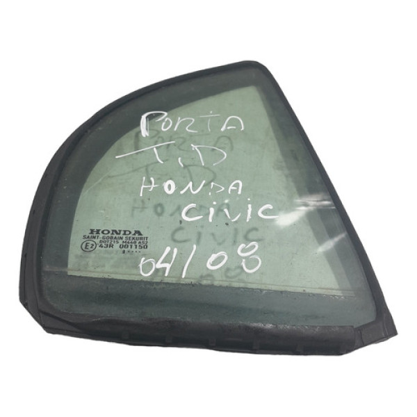 Vidro Fixo Porta Traseira Direita Civic 2001 A 2005 Cx133