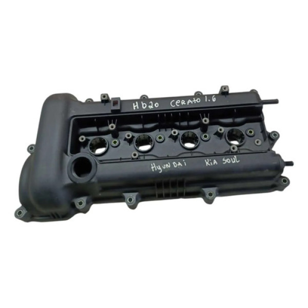 Tampa Válvula Cabeçote Hb20 Creta Cerato Soul 1.6 2010/2015 Preto