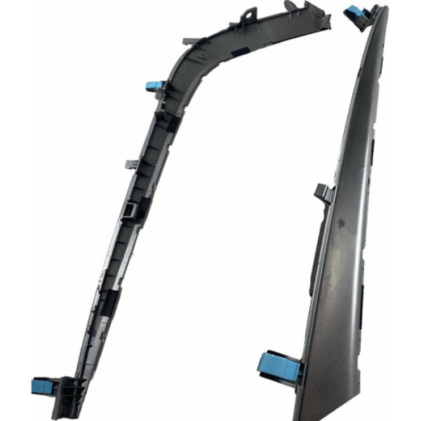 Moldura Direita Em Aço Escovado Console Creta 2022 Cx167