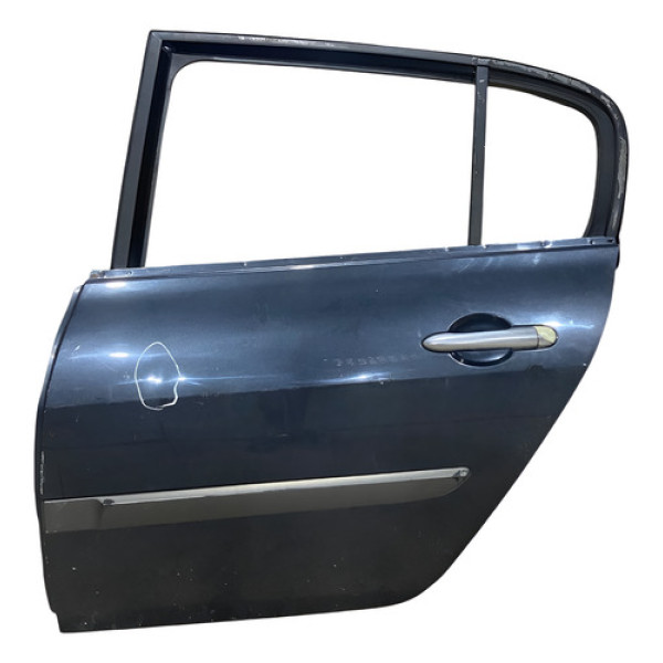 Porta Traseira Esquerda Renault Megane 2007 A 2011 C/detalhe Traseira Esquerdo Azul