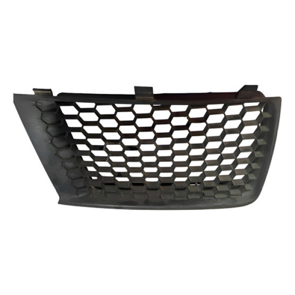 Grade Direita Parachoque Radiador Sandero 2008 8200612650 Preto Fosco