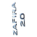Emblema Letreiro Tampa Traseira Chevrolet Zafira 2003 A 2010 Prata