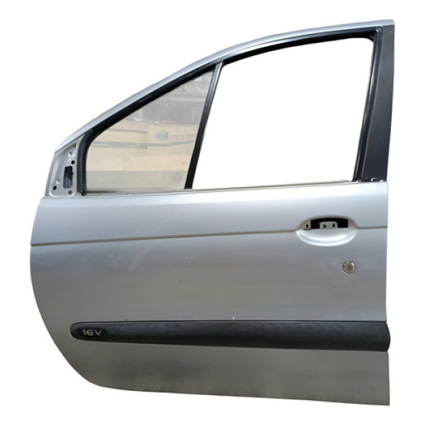 Porta Dianteira Esquerda Renault Scenic 2001 A 2011 Dianteira Esquerdo Prata