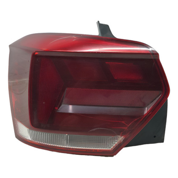 Lanterna Traseira Esquerda Volkswagen Polo 2018 2019  Esquerdo Vermelho