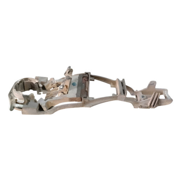 Suporte Macaneta Direita Vw Fox 2010 2011 Modelo 2 Portas Cinza-claro Dianteira/traseira