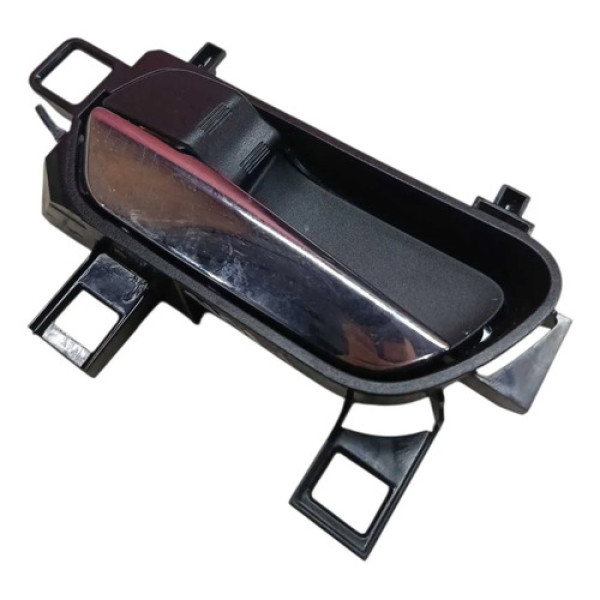 Maçaneta Interna Traseira Esquerda Nissan Kicks 2017 À 2024 Cromado Traseira