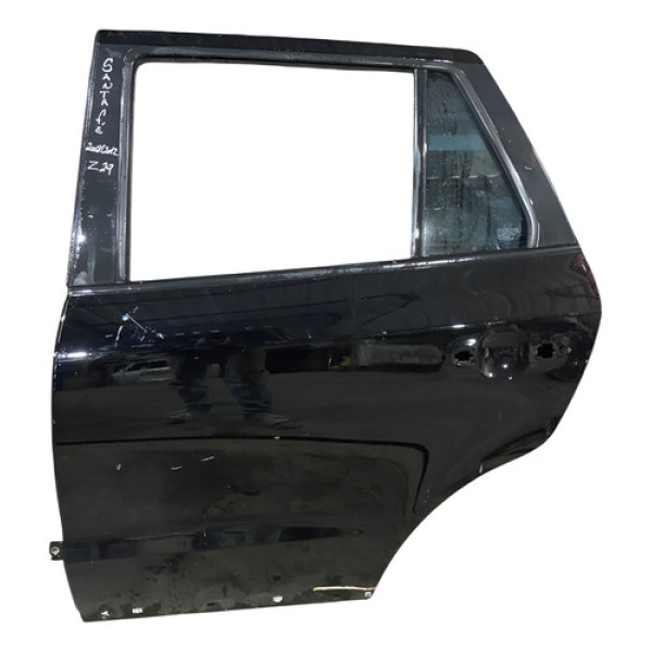 Porta Traseira Esquerda Santa Fé 2008 2009 2010 2011 2012 Traseira Esquerda Preto